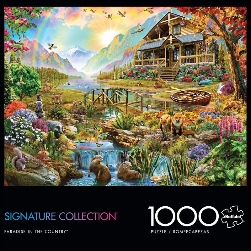 Buffalo Games - Adrian Chesterman - Paradise in The Country - 1000 Piece Jigsaw Puzzle for Adults -Challenging Puzzle Perfect for Game Nights - Finished Size is 26.75 x 19.75 - Image 2